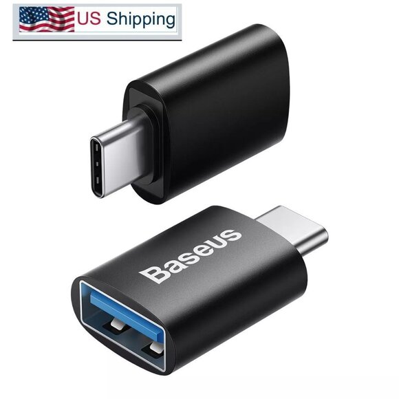 NEW Baseus USB To Type C Adapter USB Connector - Picture 1 of 9